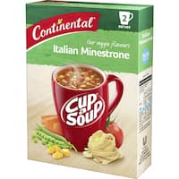 continental cup a soup instant soup hearty italian minestrone 75g 2 serve
