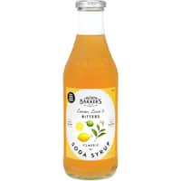 barkers soda syrup lite lemon lime & bitters 710mL