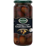 delmaine olives kalamata & green greek duet 470g