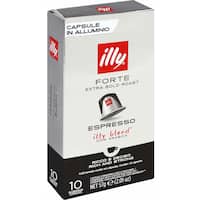 illy forte coffee capsules  10pk