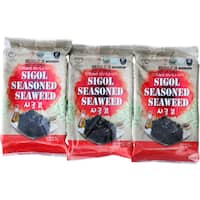 sigol seaweed nori snack original 5g 3pk