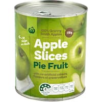 countdown apples fruit pie slices 770g