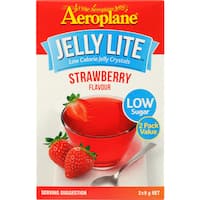 aeroplane jelly crystals lite strawberry 2 x 9g