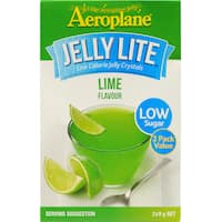 aeroplane lite jelly crystals lime 2 x 9g