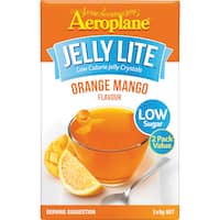 aeroplane lite jelly crystals orange mango 2 x 9g