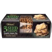 ob finest crackers 3 seed crisps 110g