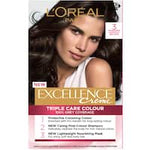 loreal excellence hair colour darkest brown 3