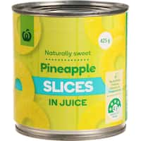 countdown pineapple slices in natural juice 425g