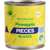 countdown pineapple pieces in natural juice 425g