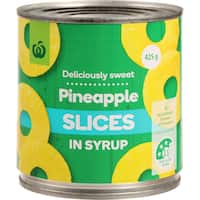 countdown pineapple sliced in syrup 425g