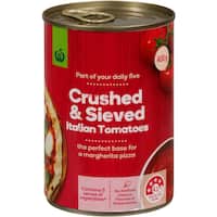 countdown tomatoes italian crushed & sieved 400g