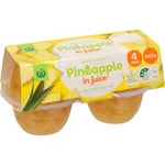countdown fruit snack pineapple in juice 4pk