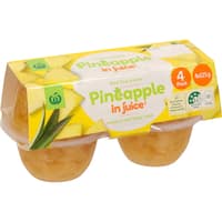 countdown fruit snack pineapple in juice 4pk