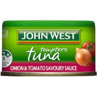 john west tempters tuna onion & tomato savoury sauce 95g