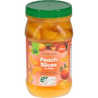 countdown peaches slices in juice 695g