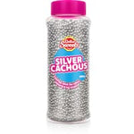 dollar sweets cake decorations silver cachous 130g