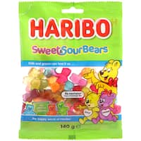 haribo jelly sweets sweet & sour bears 140g