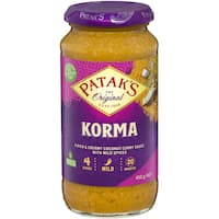 pataks korma simmer sauce 450g