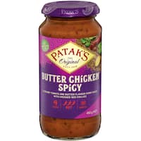 pataks butter chicken spicy simmer sauce 450g