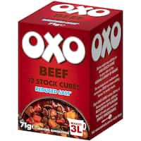 oxo beef stock reduced salt cubes 71g 12pk
