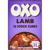 oxo lamb stock cubes 71g 12pk