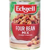 edgell beans four bean mix 400g
