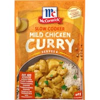 mccormick slow cookers meal base mild chicken 40g
