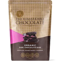 the remarkable chocolate co chocolate raspberry coco bark 135g