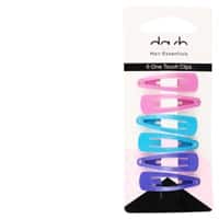 dash hair clips one touch 6pk