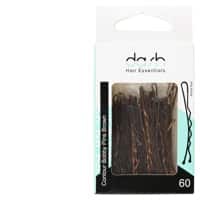 contour hair clips brown bobby 60pk