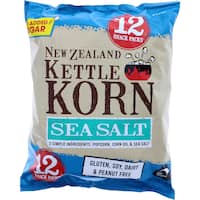 nz kettle korn popcorn sea salt multipack 204g
