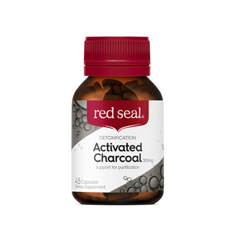Red Seal Activated Charcoal 300mg 45 capsules