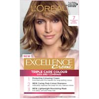 loreal excellence hair colour dark blonde 7