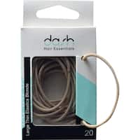 blonde elastic hair ties large thin 20pk