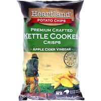 heartland potato chips kettle cider vinegar 150g