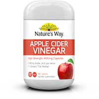 natures way super foods dietary supplement apple cider vinegar 90pk