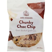 mrs higgins cookies chunky chocolate chip 100g