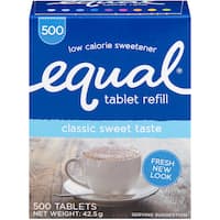 equal sugar substitute tablets refill 500pk