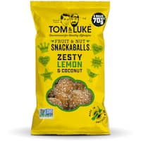 tom & luke snack balls zesty lemon 70g