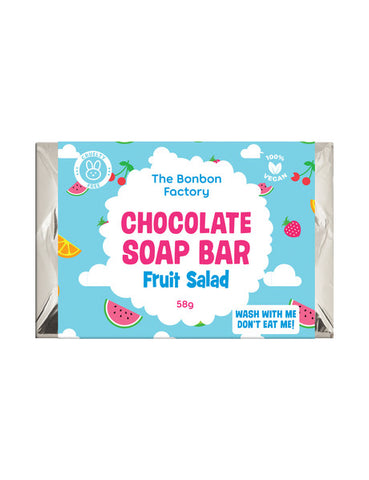 The Bonbon Factory Chocolate Soap Bar Fruit Salad, 58g