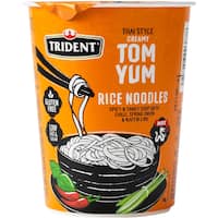 trident instant noodles cup tom yum rice noodles 50g