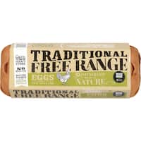 traditional eggs dozen free range mixed grade 12pk