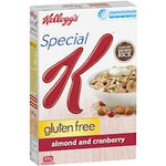 kelloggs special k gluten free cereal almond & cranberry 300g