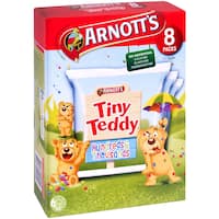 arnotts tiny teddy biscuits 100s & 1000s 184g 8pk
