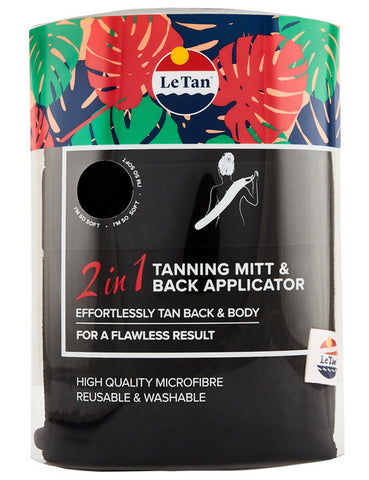 Le Tan 2 in 1 Tanning Mitt and Back Applicator