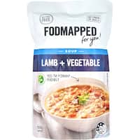 fodmapped pouch soup lamb & vegetable gluten free 500g