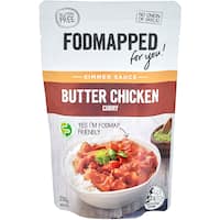 fodmapped simmer sauce butter chicken gluten free 200g