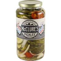 mcclures gherkins sweet & spicy pickles 907g