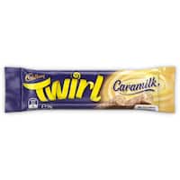 cadbury twirl chocolate bar caramilk 39g