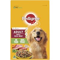 pedigree adult dog biscuits with real beef 8kg